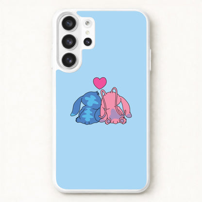 In Love - Pink Alien Phone Case for Galaxy S26 Ultra