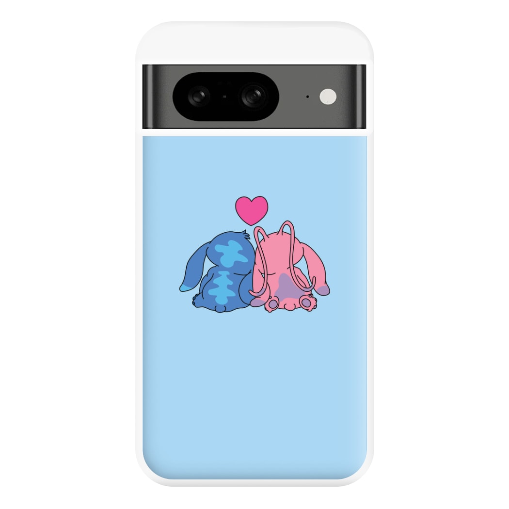 In Love - Pink Alien Phone Case for Google Pixel 8