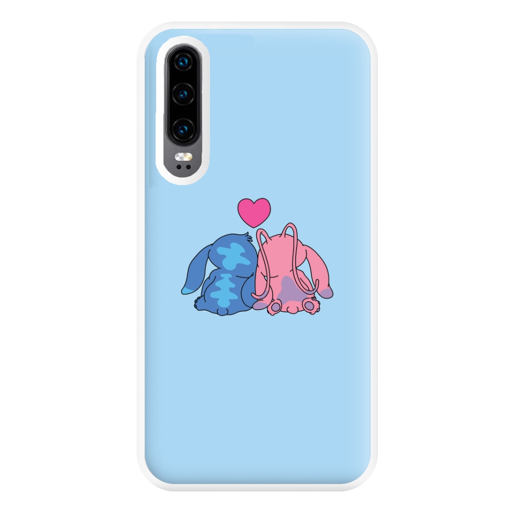 In Love - Pink Alien Phone Case for Huawei P30