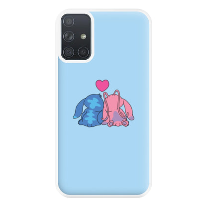 In Love - Pink Alien Phone Case for Galaxy A71