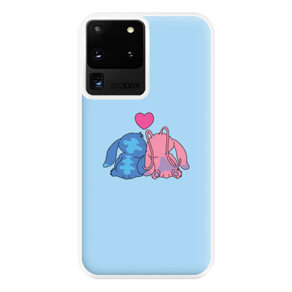 In Love - Pink Alien Phone Case for Galaxy S20 Ultra