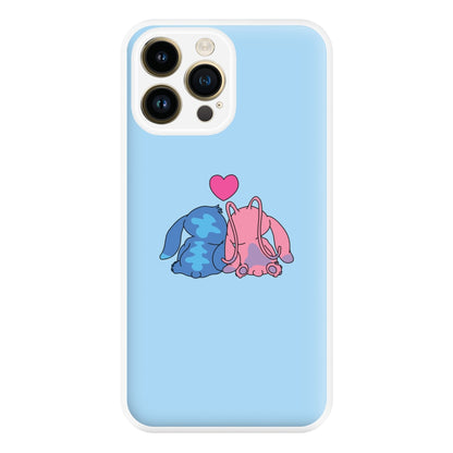 In Love - Pink Alien Phone Case for iPhone 14 Pro Max