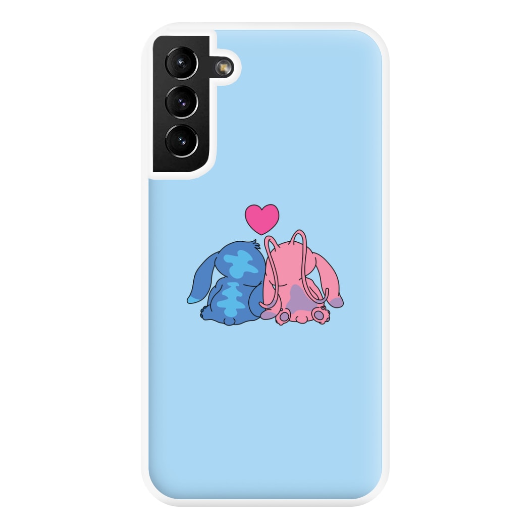 In Love - Pink Alien Phone Case for Galaxy S21 Plus