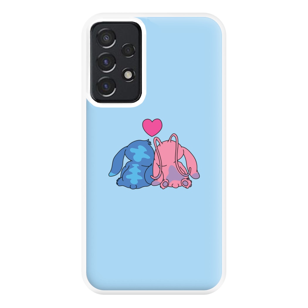 In Love - Pink Alien Phone Case for Galaxy A52 / A52s