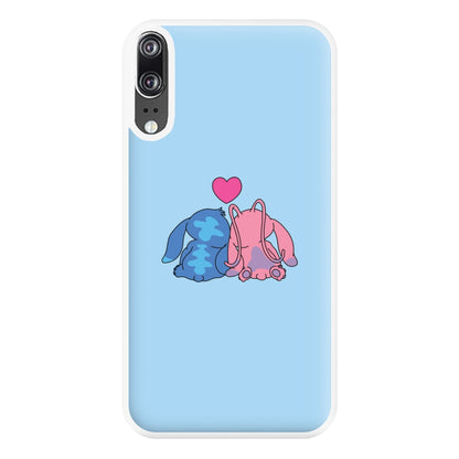 In Love - Pink Alien Phone Case for Huawei P20