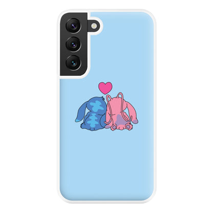 In Love - Pink Alien Phone Case for Galaxy S22 Plus