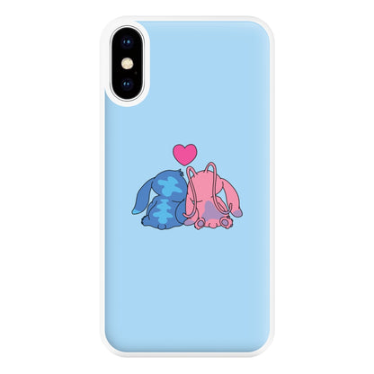 In Love - Pink Alien Phone Case for iPhone XS Max