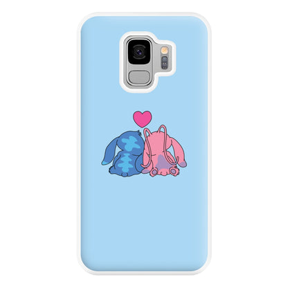 In Love - Pink Alien Phone Case for Galaxy S9 Plus