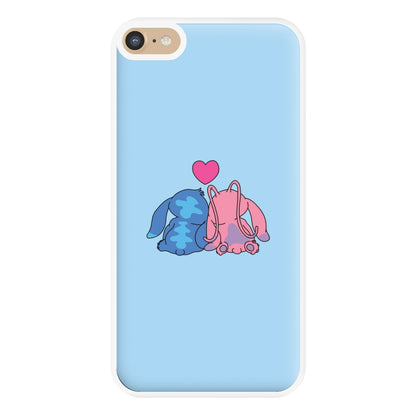 In Love - Pink Alien Phone Case for iPhone 6 Plus / 7 Plus / 8 Plus