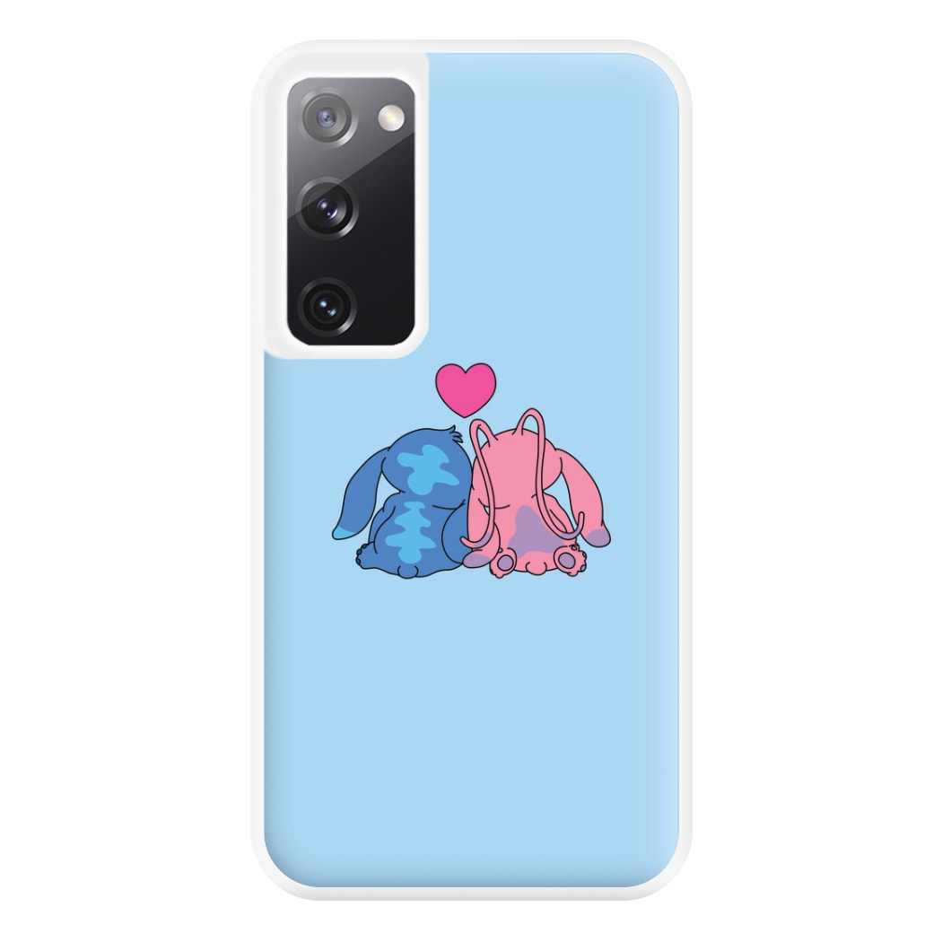 In Love - Pink Alien Phone Case for Galaxy S20FE