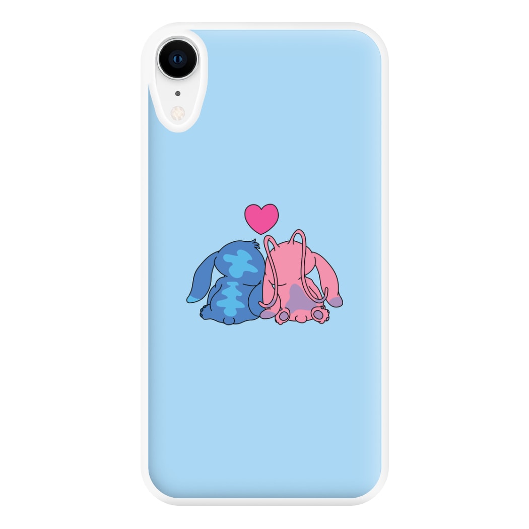 In Love - Pink Alien Phone Case for iPhone XR