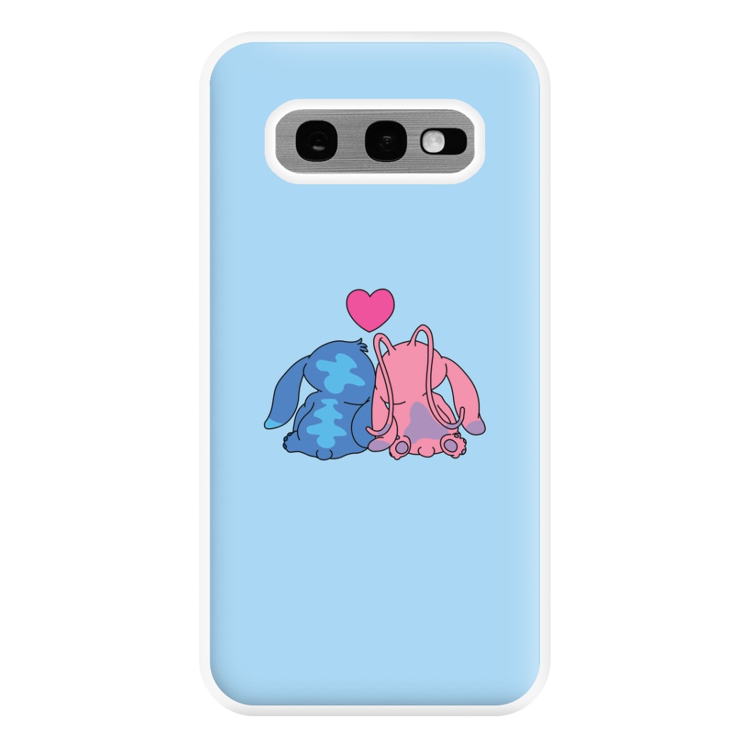 In Love - Pink Alien Phone Case for Galaxy S10e