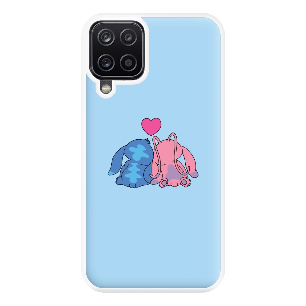 In Love - Pink Alien Phone Case for Galaxy A12