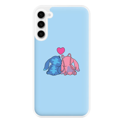 In Love - Pink Alien Phone Case for Galaxy S23FE