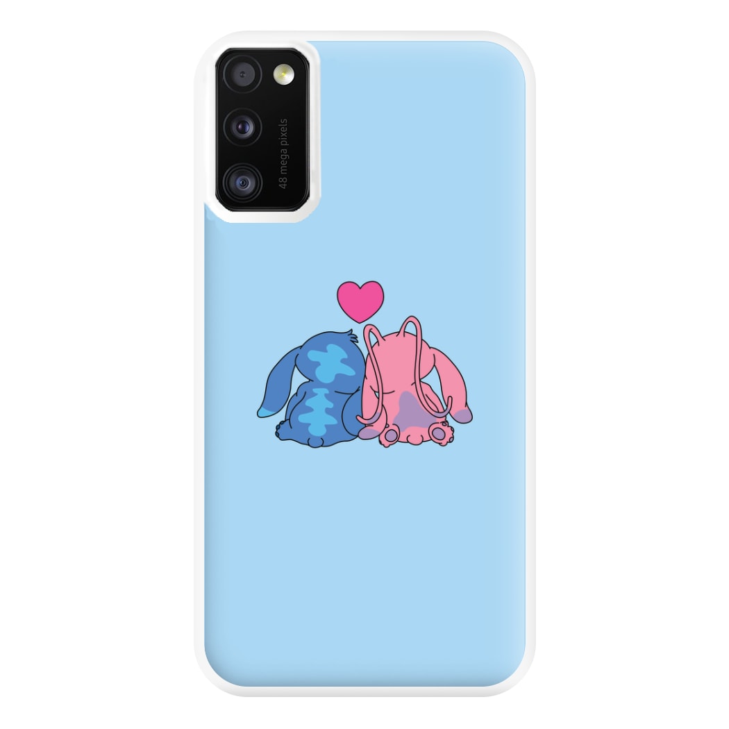 In Love - Pink Alien Phone Case for Galaxy A41