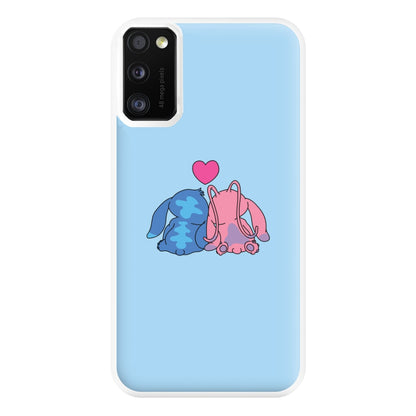 In Love - Pink Alien Phone Case for Galaxy A41