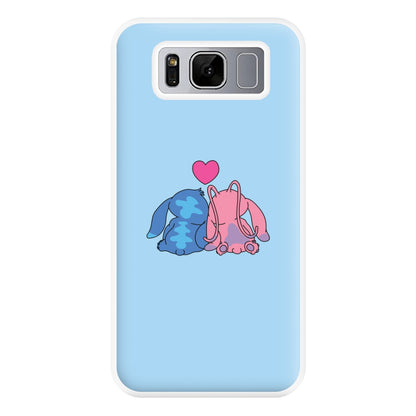 In Love - Pink Alien Phone Case for Galaxy S8 Plus