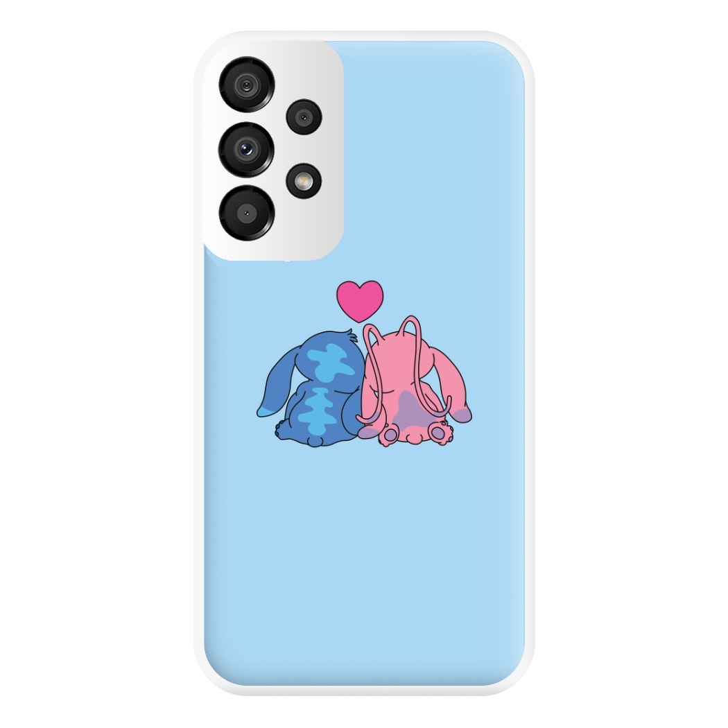 In Love - Pink Alien Phone Case for Galaxy A33