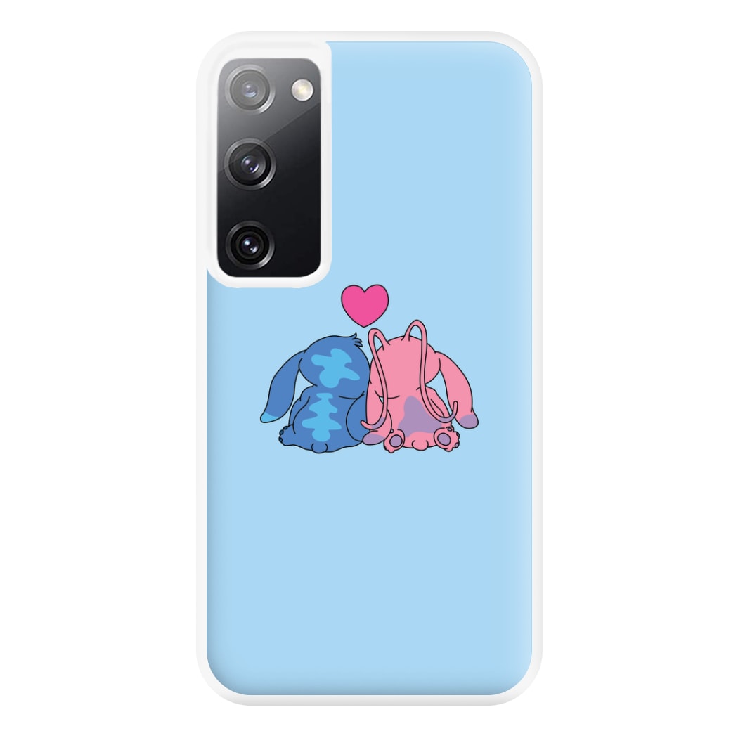 In Love - Pink Alien Phone Case for Galaxy S20