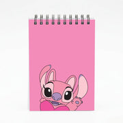 Holding Heart - Pink Alien Notebook 4