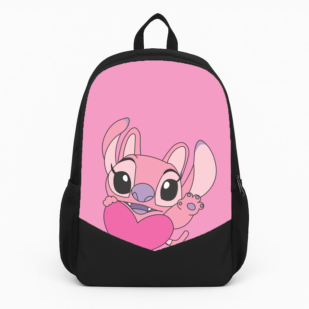 Holding Heart - Pink Alien Backpack