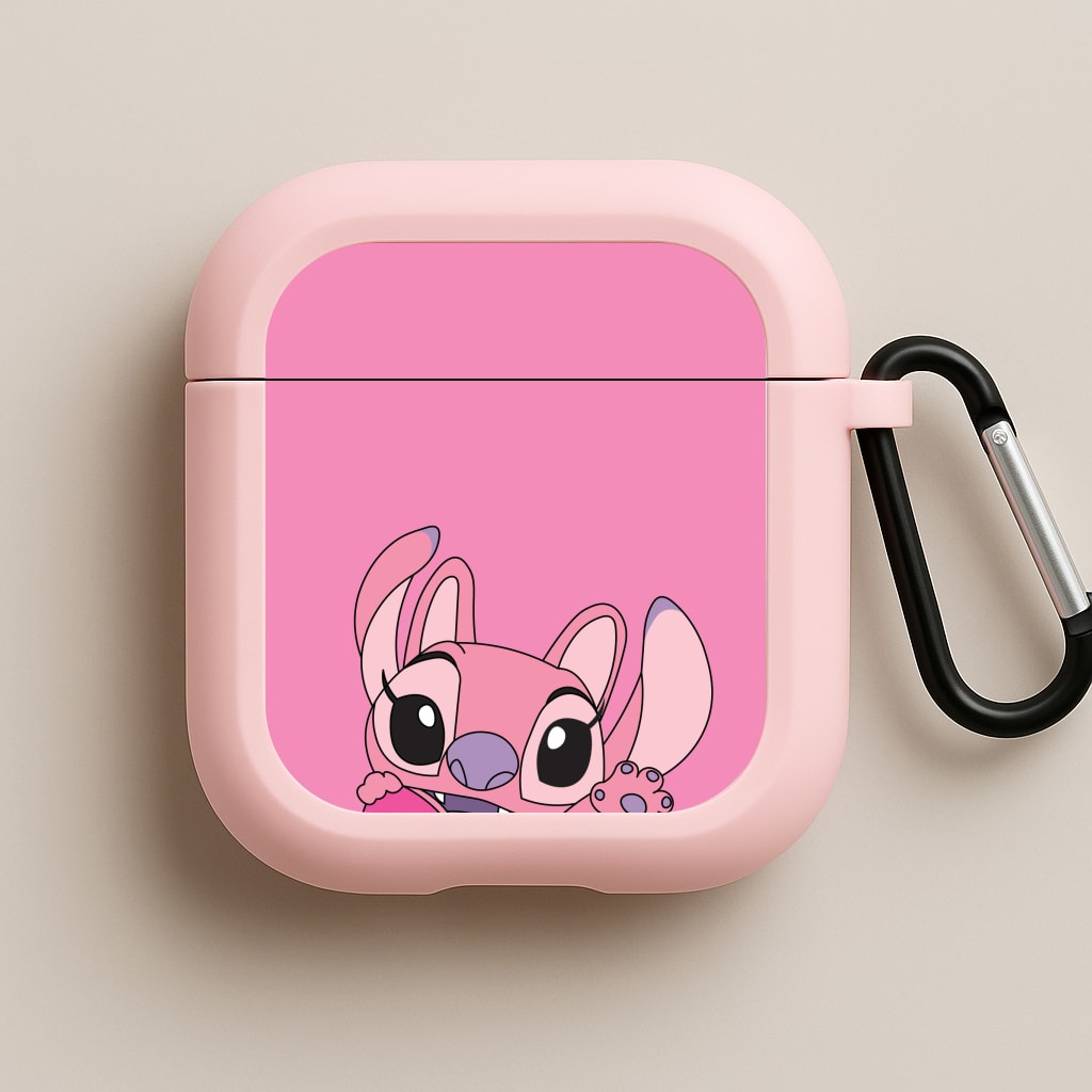 Holding Heart - Pink Alien Pink AirPods Case