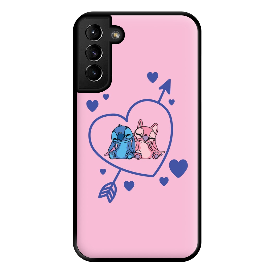 Arrow Heart - Pink Alien Phone Case for Galaxy S21 Plus