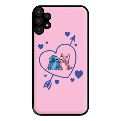 Arrow Heart - Pink Alien Phone Case for Galaxy A13