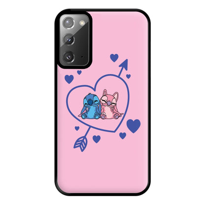 Arrow Heart - Pink Alien Phone Case for Galaxy Note 20 Ultra