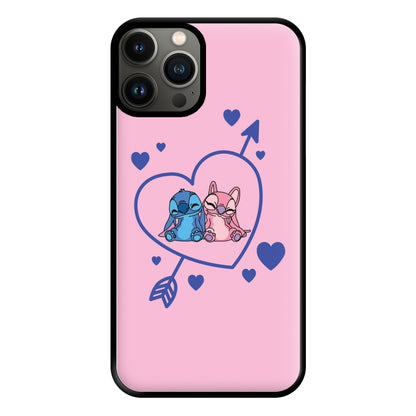 Arrow Heart - Pink Alien Phone Case for iPhone 13 Pro Max