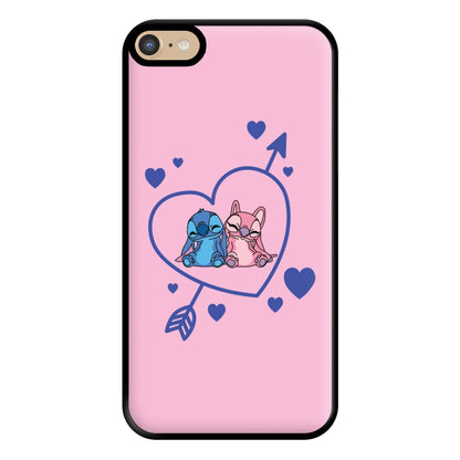 Arrow Heart - Pink Alien Phone Case for iPhone 6 Plus / 7 Plus / 8 Plus