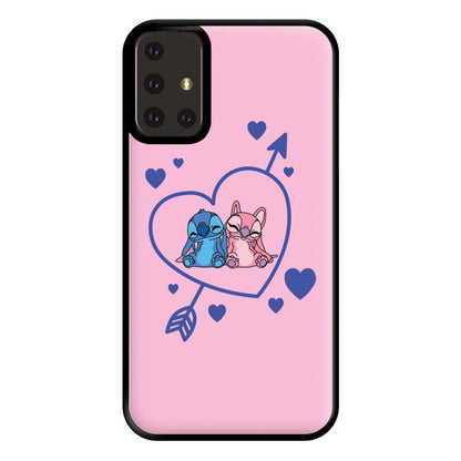 Arrow Heart - Pink Alien Phone Case for Galaxy A71