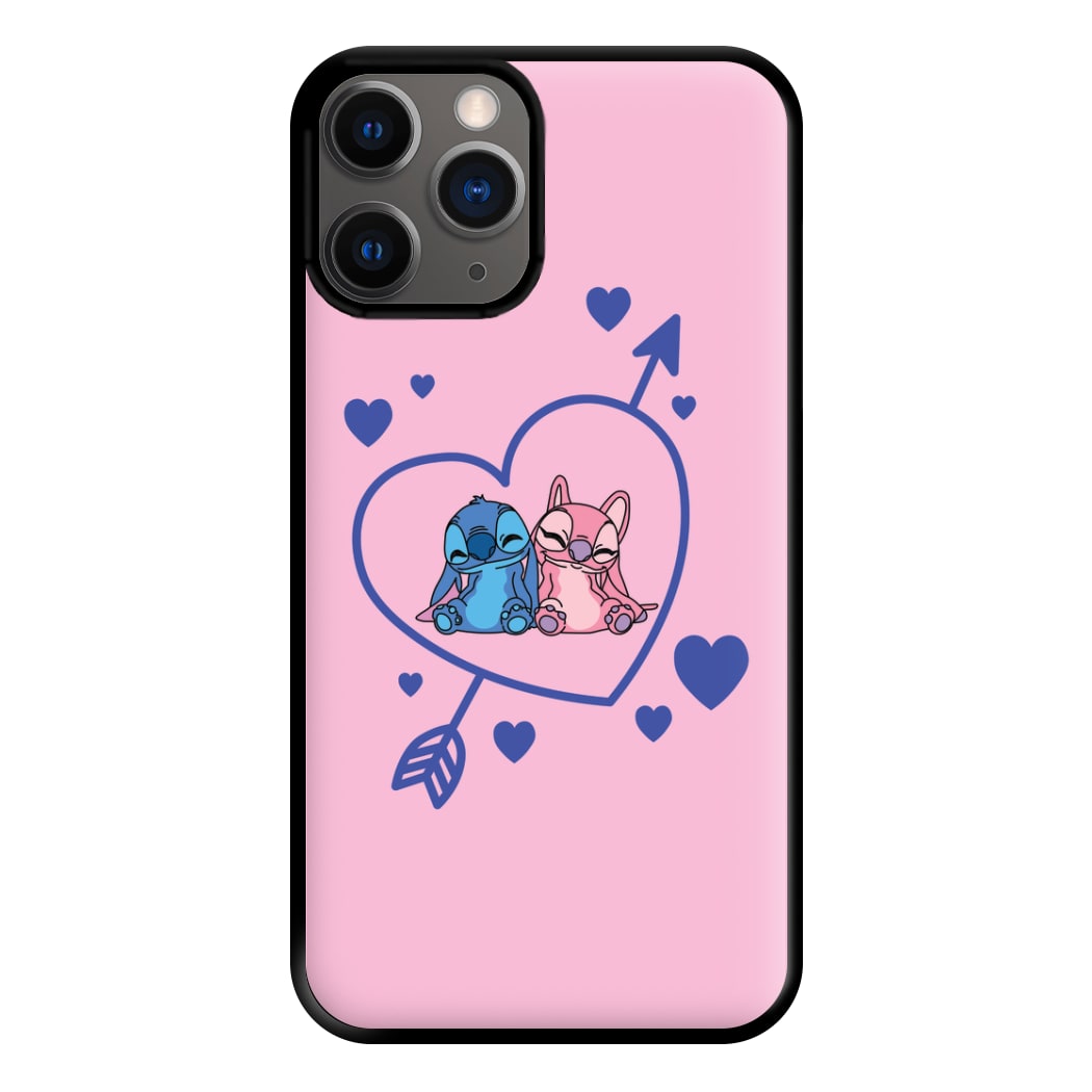 Arrow Heart - Pink Alien Phone Case for iPhone 12 Pro Max