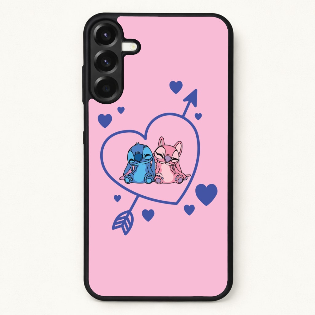 Arrow Heart - Pink Alien Phone Case for Galaxy A57