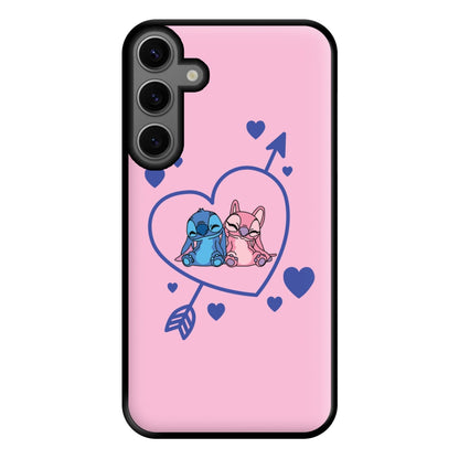 Arrow Heart - Pink Alien Phone Case for Galaxy S23FE