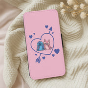 Arrow Heart - Pink Alien Flip / Wallet Phone Case 5