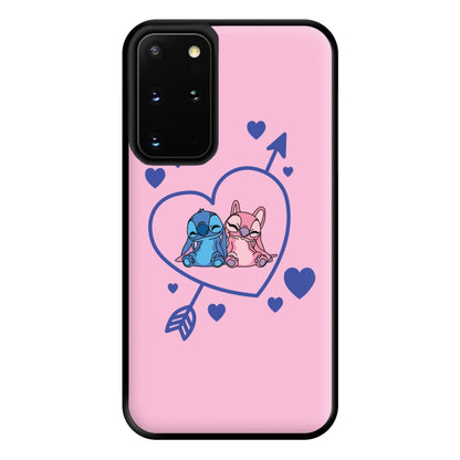 Arrow Heart - Pink Alien Phone Case for Galaxy S20 Plus