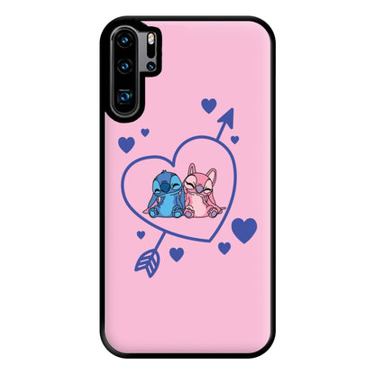 Arrow Heart - Pink Alien Phone Case for Huawei P30 Pro