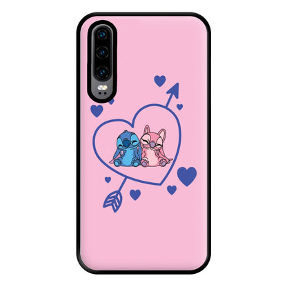 Arrow Heart - Pink Alien Phone Case for Huawei P30