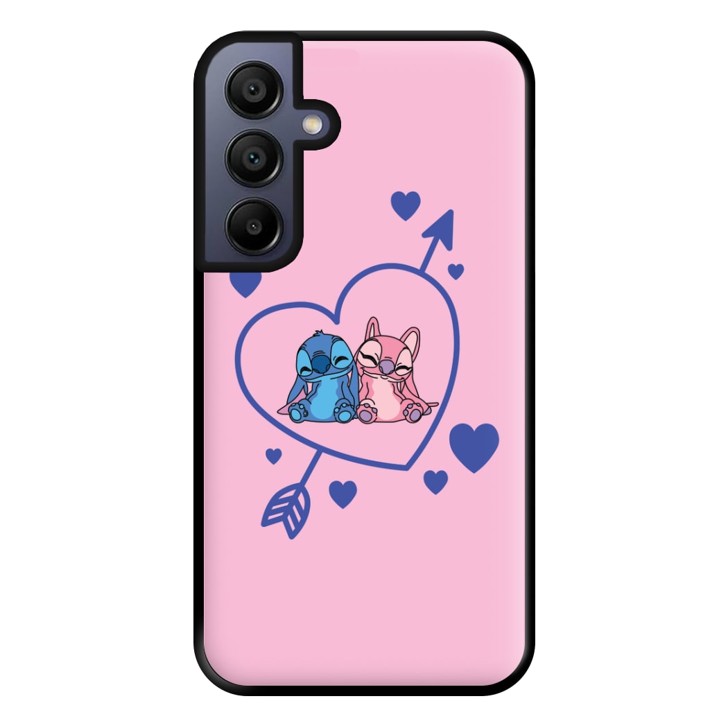 Arrow Heart - Pink Alien Phone Case for Galaxy A15