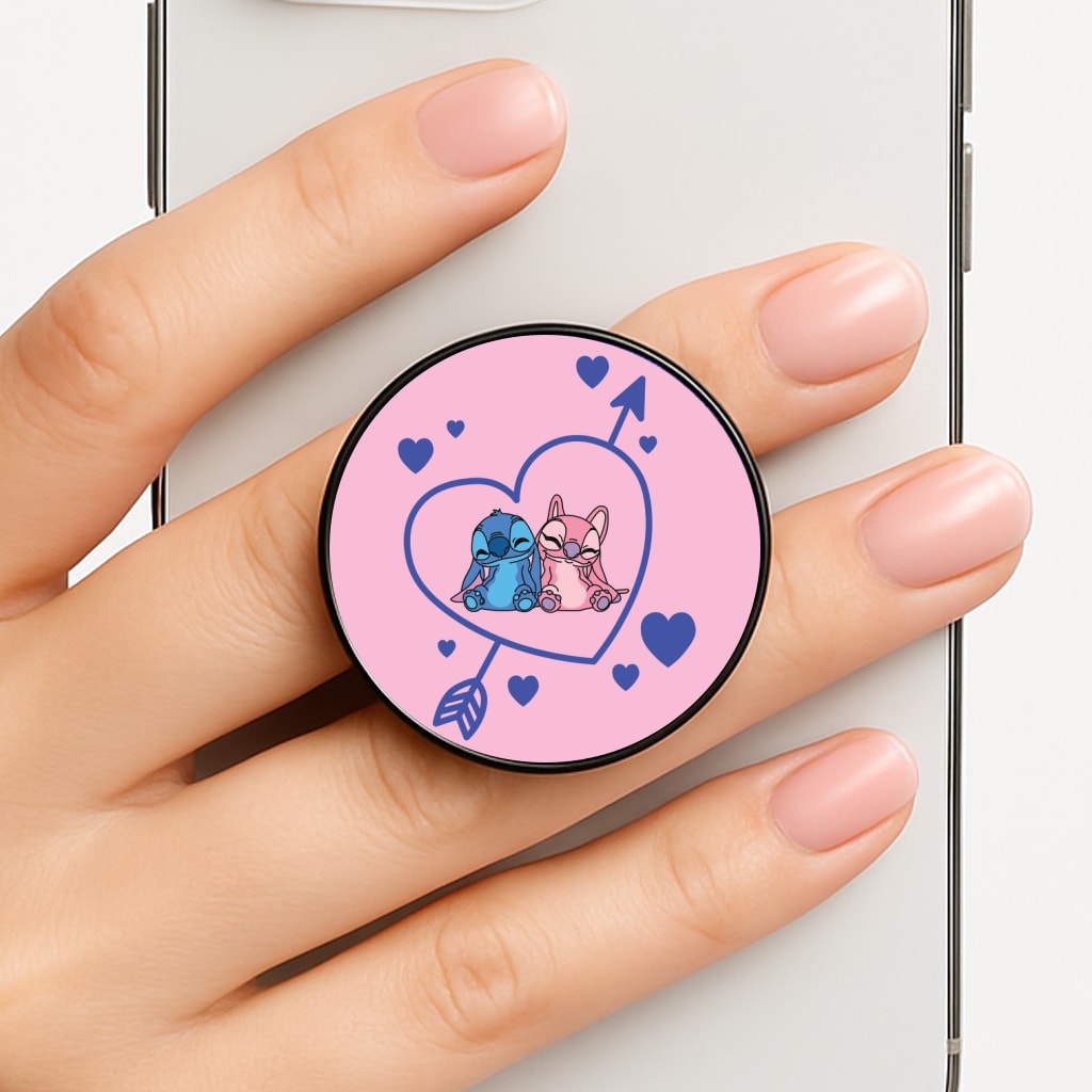 Arrow Heart - Pink Alien FunGrip