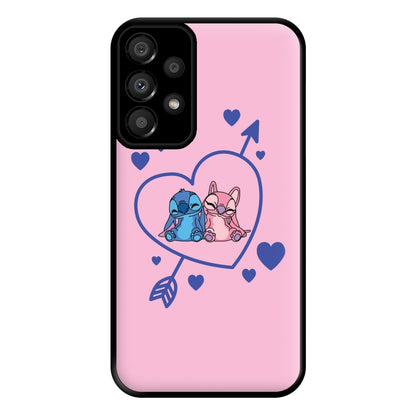 Arrow Heart - Pink Alien Phone Case for Galaxy A33