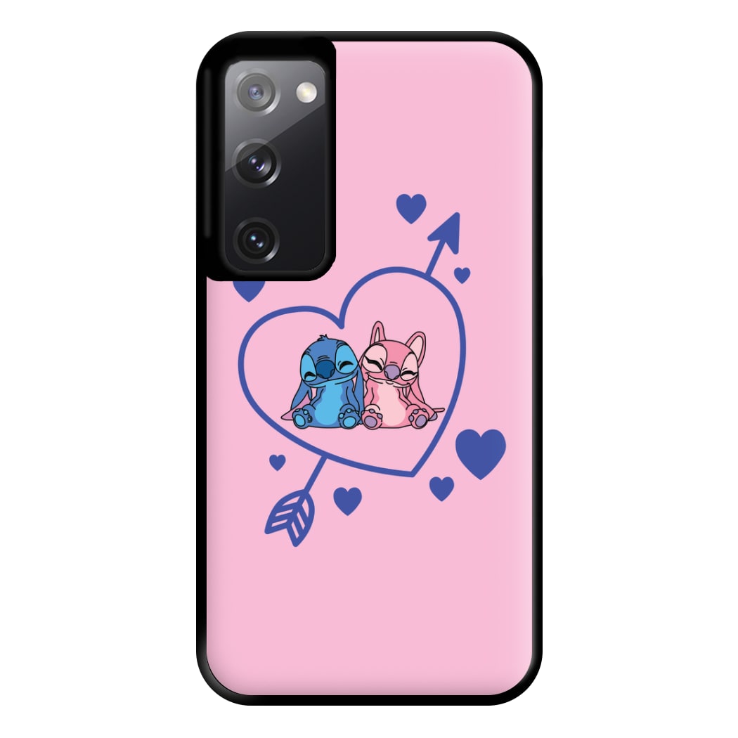 Arrow Heart - Pink Alien Phone Case for Galaxy S20FE