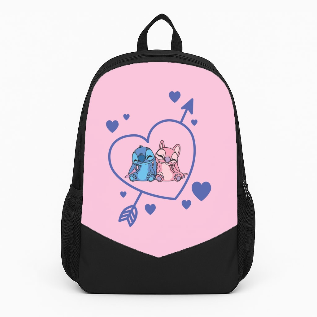 Arrow Heart - Pink Alien Backpack