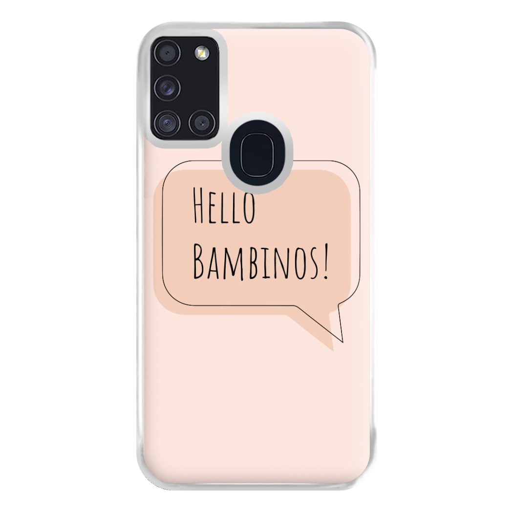 Hello Bambinos - FND Phone Case for Galaxy A21s