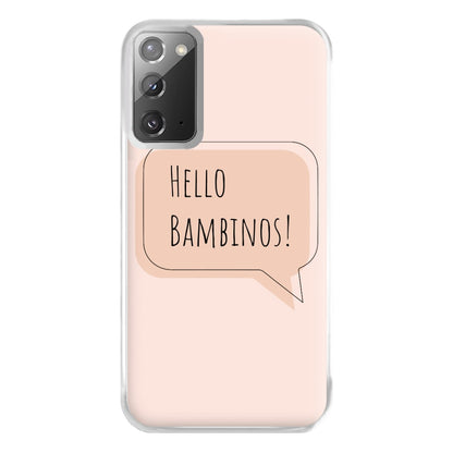 Hello Bambinos - FND Phone Case for Galaxy Note 20 Ultra