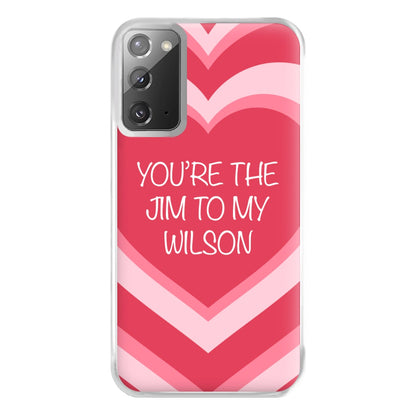 Jim To My Wilson - FND Phone Case for Galaxy Note 20 Ultra