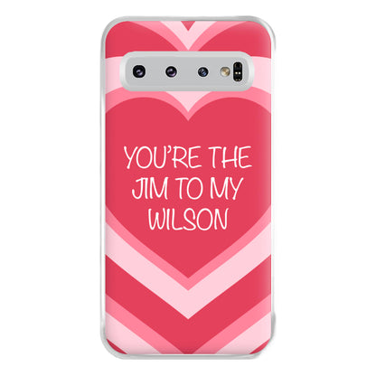 Jim To My Wilson - FND Phone Case for Galaxy S10 Plus