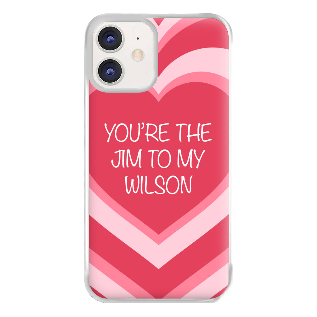 Jim To My Wilson - FND Phone Case for iPhone 12 / 12 Pro