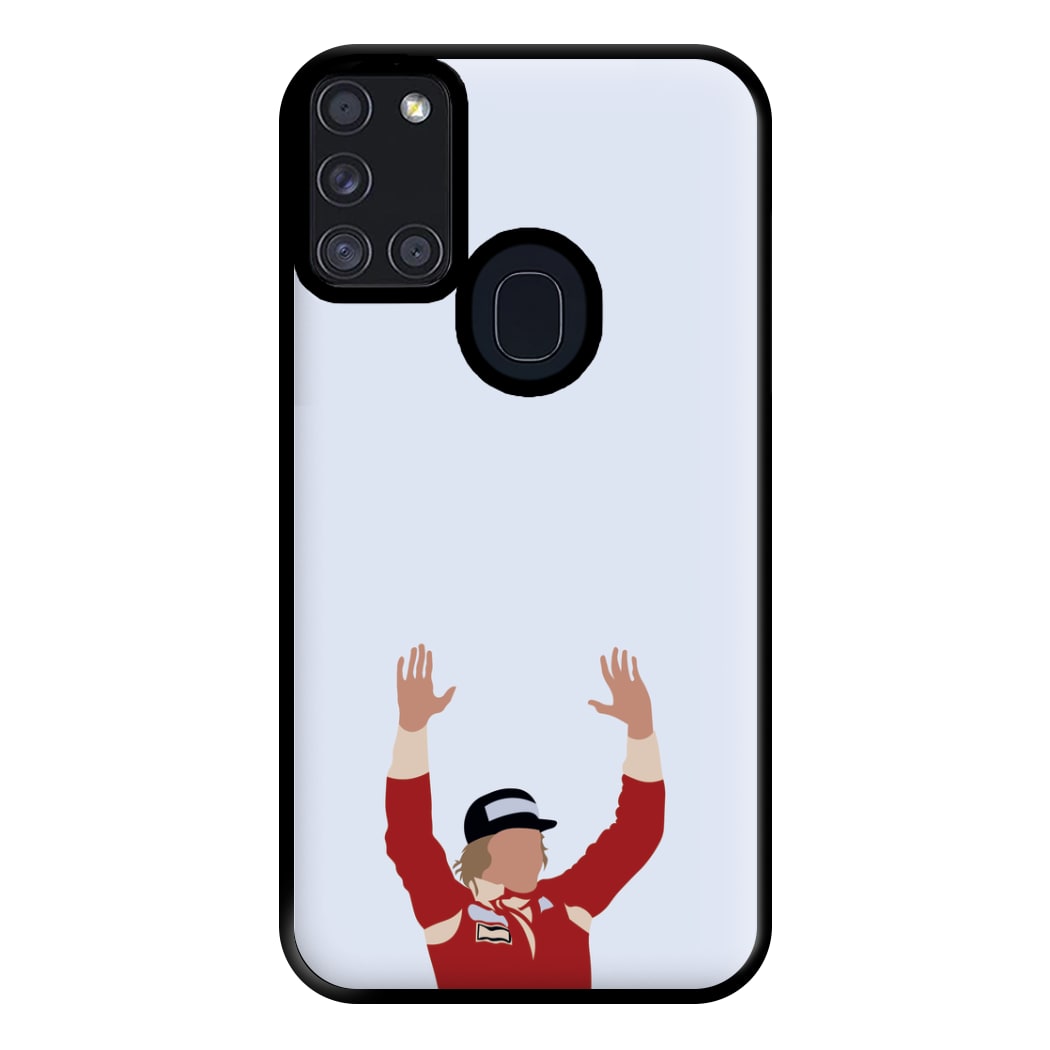 Hunt - F1 Phone Case for Galaxy A21s